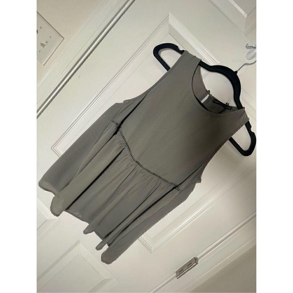 Harlowe & Graham women’s sleeveless blouse army green small NWT